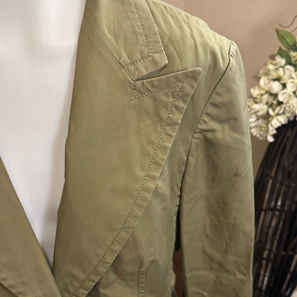 Banana Republic Olive Women's Suit Jacket size 16 box 1 - Picture 4 of 9